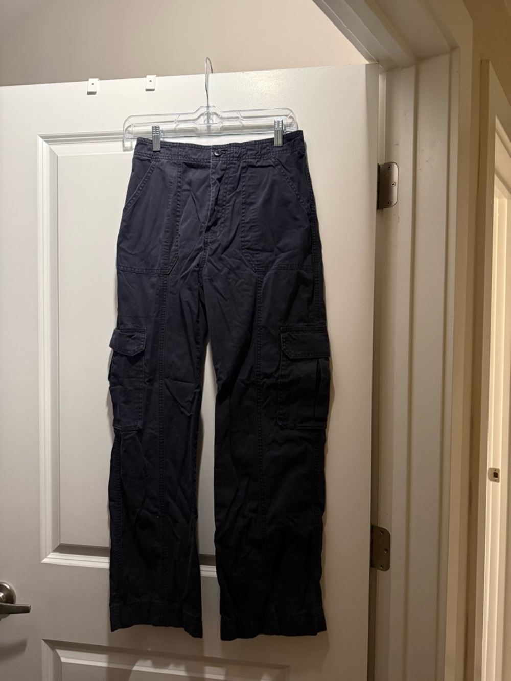Abercrombie & Fitch Black Cargo Pants – Size 27 (4)